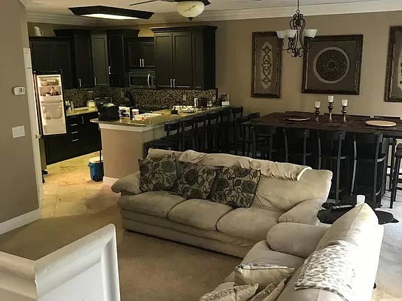 Living room at Elevate Hope Housing Tampa transitional home